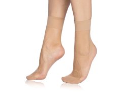 Dámské silonkové ponožky FLY SOCKS 15 DEN Almond - BELLINDA