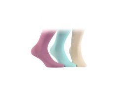 Hladké dámské ponožky z tenké bavlny