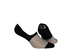 Vzorované dámské ponožky "mokasínky" s polyamidem BRIGHT + SILIKON