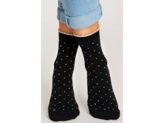 Bavlněné puntíkované ponožky KDK SB013