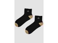 Dámské ponožky s lurexovým vzorem SB028