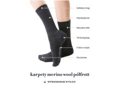 DÁMSKÉ POLOPONOŽKY Z MERINO VLNY 130