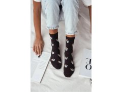 DÁMSKÉ PONOŽKY S HLAVOU MEDVÍDKA SE STÍNEM 0200.142