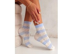 Milena ponožky 0989-003 Pruhovaný vzor 37-41