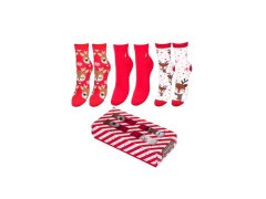Dámské ponožky Milena Vánoční sada, krabička A´3