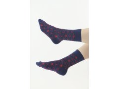 2pack kvalitních ponožek 262 tmavě modré a černé