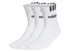 Ponožky adidas 3-Stripes Linear Half-Crew Cushioned 3p HT3437