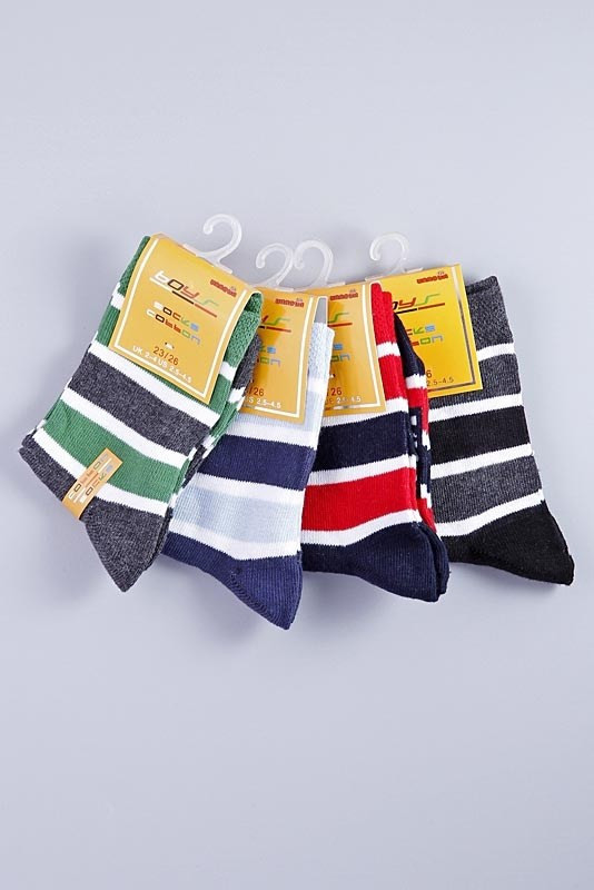 Chlapecké ponožky 4pcs B502D vícebarevná - Gemini - Dámské oblečení doplňky ponožky