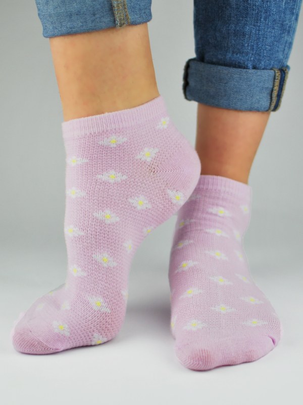 Dámské ponožky ST020-W-04 Violet - NOVITI - Dámské oblečení doplňky ponožky