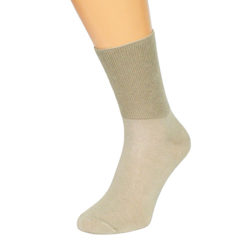 Dámské ponožky D-506 béžové - Bratex - Dámské oblečení doplňky ponožky