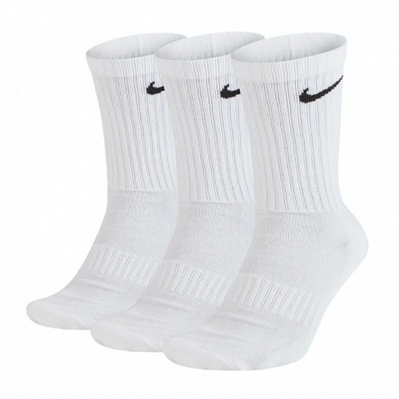 Unisex ponožky Everyday Cushion Crew SX7664-100 bílé - Nike - Dámské oblečení doplňky ponožky