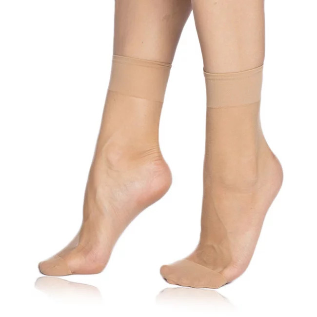 Dámské silonkové ponožky FLY SOCKS 15 DEN Almond - BELLINDA - Dámské oblečení doplňky ponožky