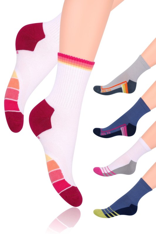 Dámské sportovní polofroté ponožky 047 - ponožky