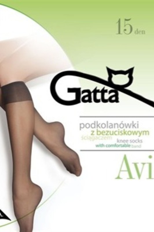 Hladké dámské podkolenky AVI - 20 DEN - Dámské oblečení doplňky ponožky