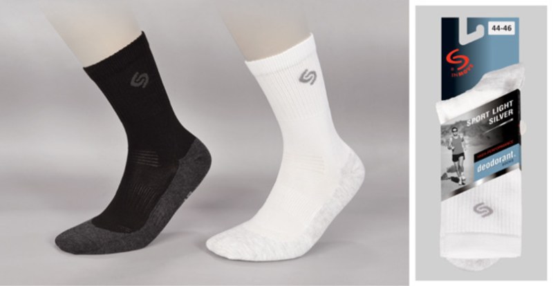 Ponožky SPORT LIGHT DEOD. SILVER - Dámské oblečení doplňky ponožky