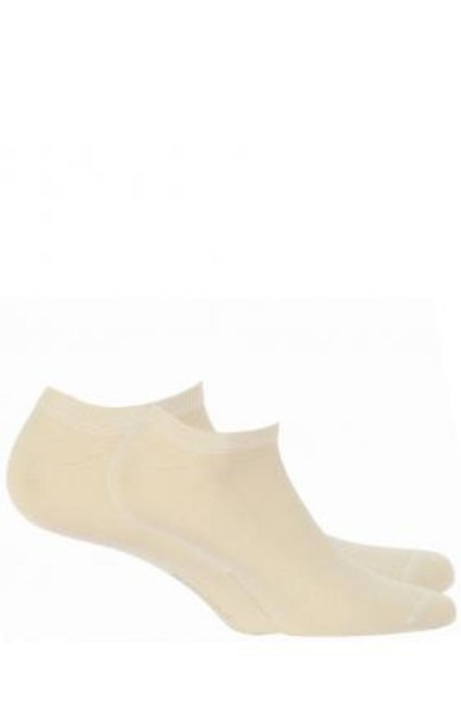 Hladké dámské bambusové ponožky se silikonem - Dámské oblečení doplňky ponožky