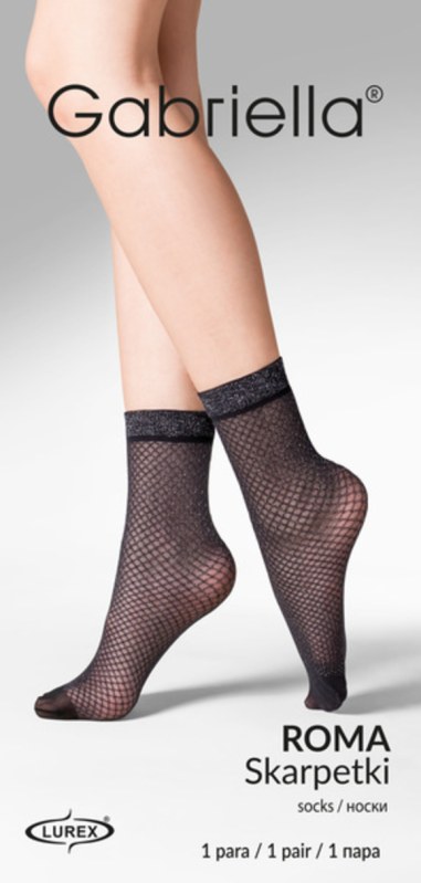 Tenké dámské vzorované ponožky ROMA - ponožky