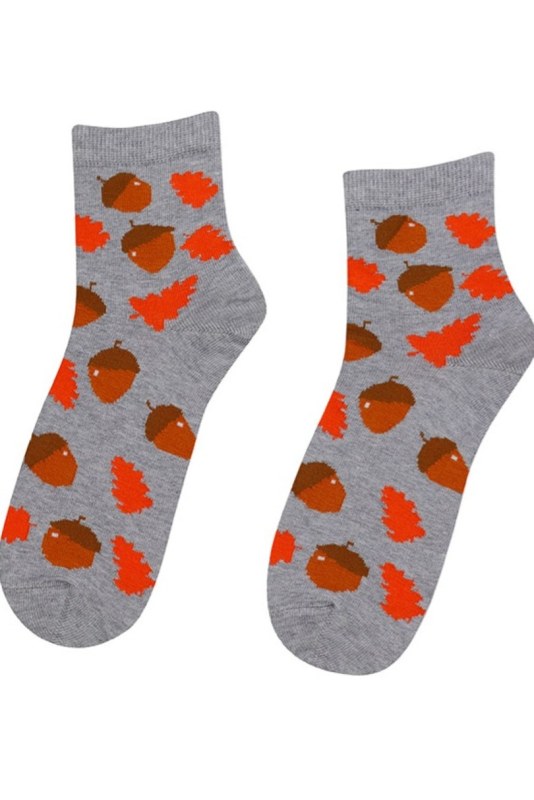 Dámské vzorované ponožky WOMAN - Dámské oblečení doplňky ponožky
