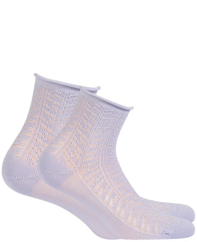 Ažurové dámské ponožky - Dámské oblečení doplňky ponožky