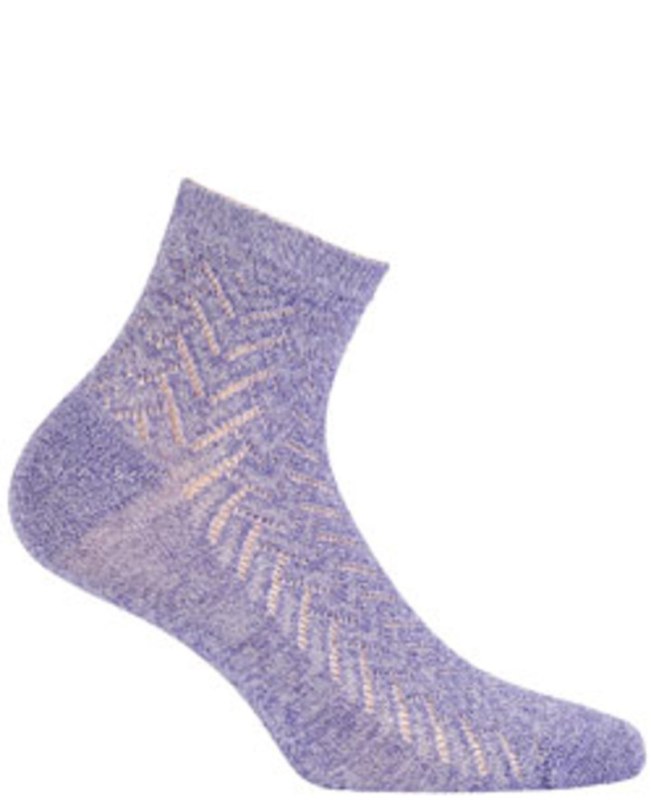 Dámské ponožky s lesklou přízí - Dámské oblečení doplňky ponožky