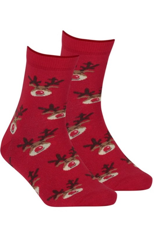 Dámské sváteční vzorované ponožky - Dámské oblečení doplňky ponožky