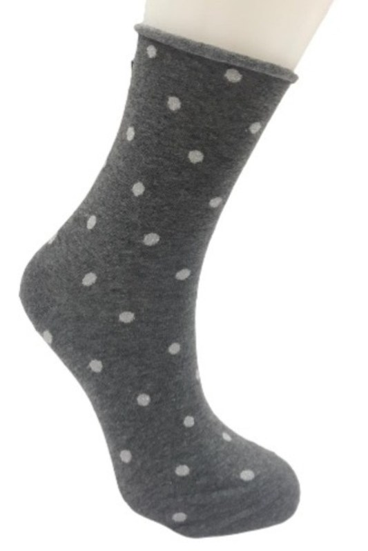Ponožky s lurexem, bez stahovacího lemu SB015 - Dámské oblečení doplňky ponožky