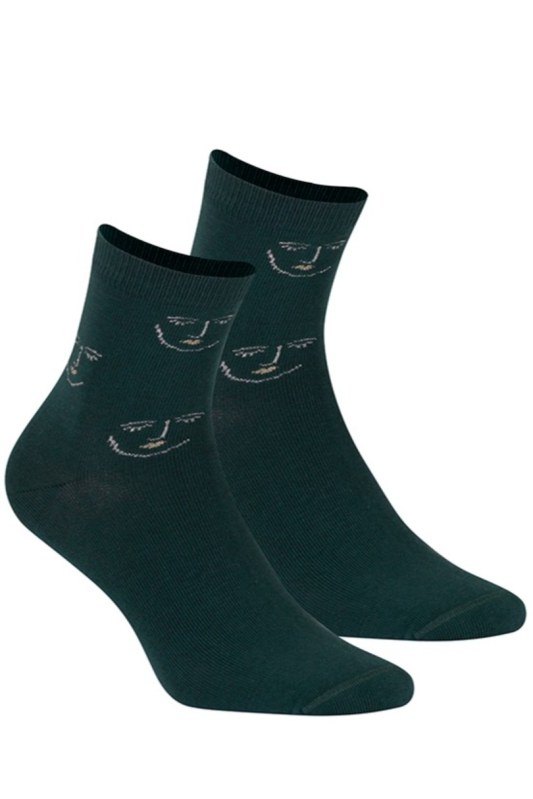 Dámské vzorované ponožky W84.140 - Dámské oblečení doplňky ponožky
