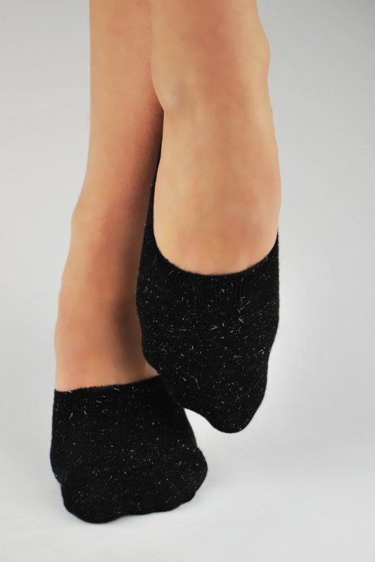 Dámské ponožky baleríny s lurexem SN014 - Dámské oblečení doplňky ponožky