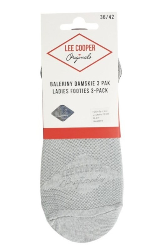 Dámské ponožky baleríny 3-P LEE COOPER 39392 - Dámské oblečení doplňky ponožky