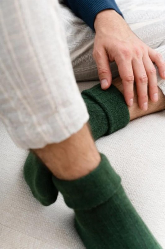 ALPAKOVÉ PONOŽKY 50% PÁNSKÉ 044 - Dámské oblečení doplňky ponožky