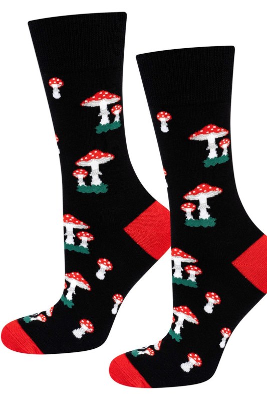 Ponožky SOXO - PAN MUCHOMOR (Pan Muchomůrka) - Dámské oblečení doplňky ponožky