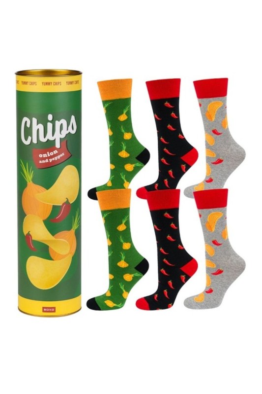 Dámské ponožky v tubě CHIPS - Dámské oblečení doplňky ponožky