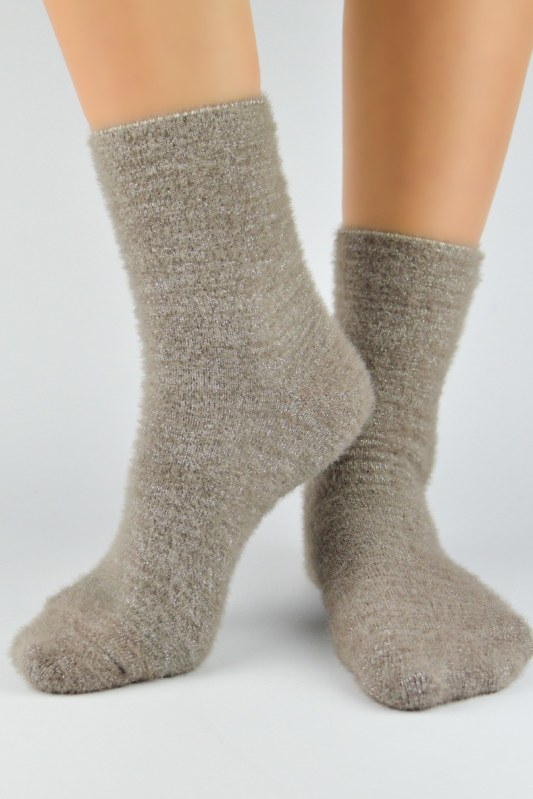 Dámské nadýchané ponožky SB037 - Dámské oblečení doplňky ponožky