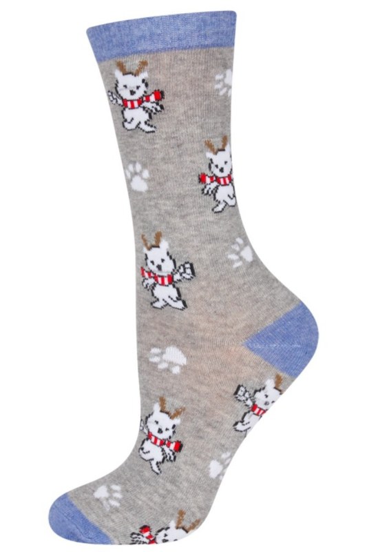 Vánoční ponožky SOXO - Sobi - Dámské oblečení doplňky ponožky