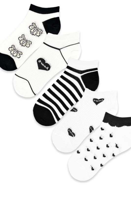 Bavlněné ponožky ST033 - Dámské oblečení doplňky ponožky