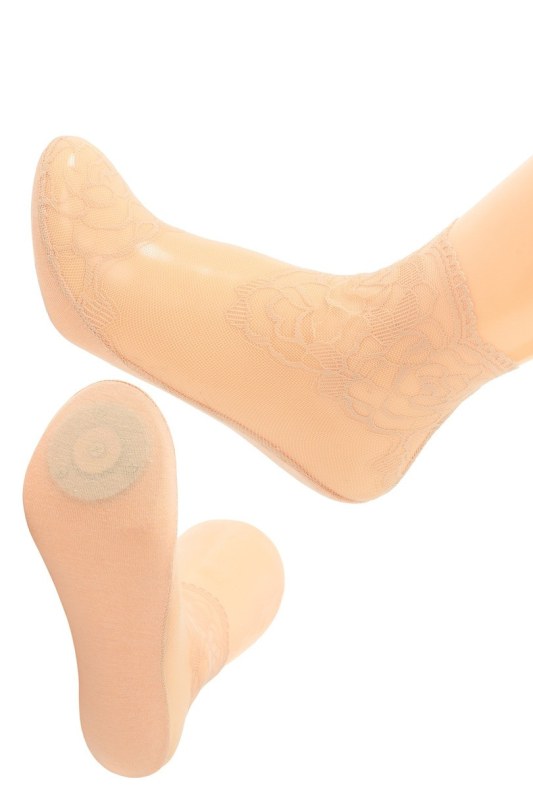 Dámské ponožky baleríny s krajkou ST-44 - Dámské oblečení doplňky ponožky