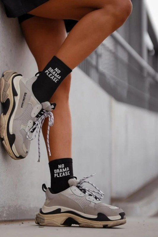 DÁMSKÉ PONOŽKY BEZ DRAMATU 0200.147 - Dámské oblečení doplňky ponožky