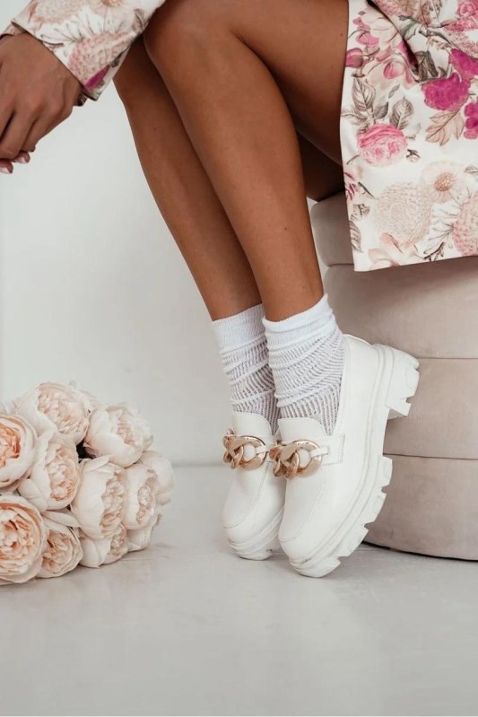 DÁMSKÉ PROLAMOVANÉ PONOŽKY CC 0989.005 - Dámské oblečení doplňky ponožky