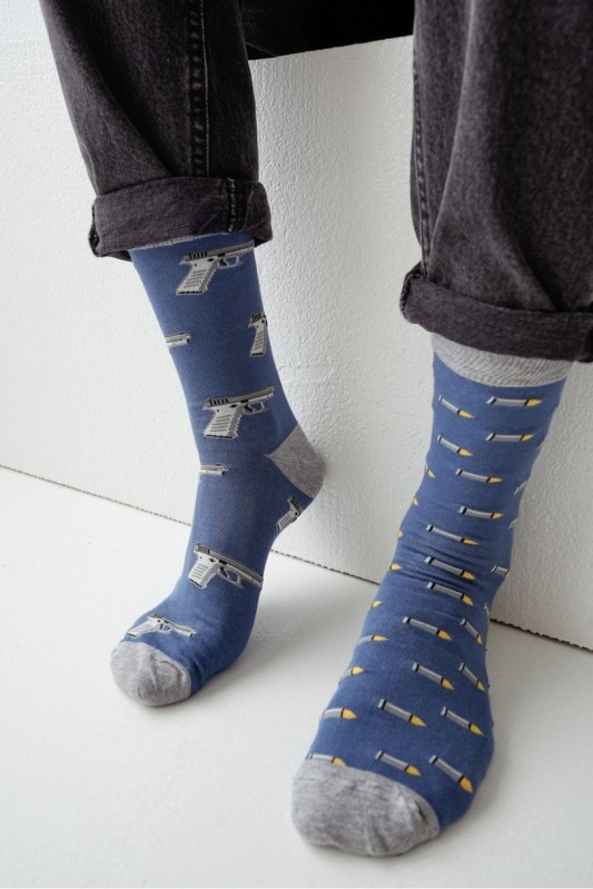 PÁNSKÉ PONOŽKY AVANGARD PISTOLS 0125.098 - Dámské oblečení doplňky ponožky