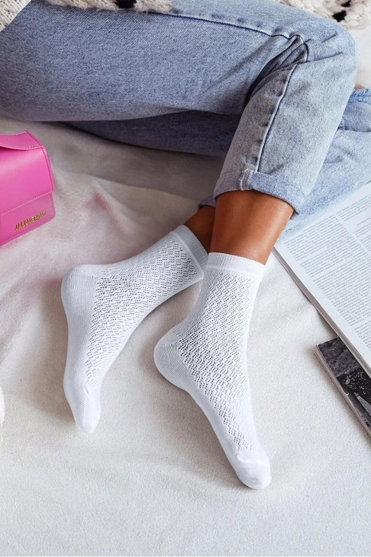 DÁMSKÉ PROLAMOVANÉ PONOŽKY 0989.006 - Dámské oblečení doplňky ponožky