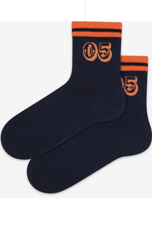 CHLAPECKÉ VZOROVANÉ PONOŽKY 6-11 LET W,023 - Dámské oblečení doplňky ponožky