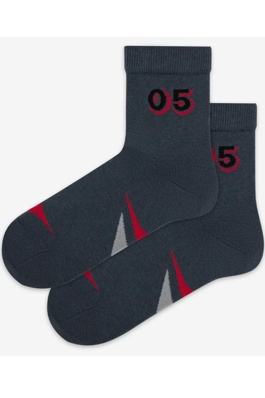 CHLAPECKÉ VZOROVANÉ PONOŽKY 6-11 LET W022 - Dámské oblečení doplňky ponožky