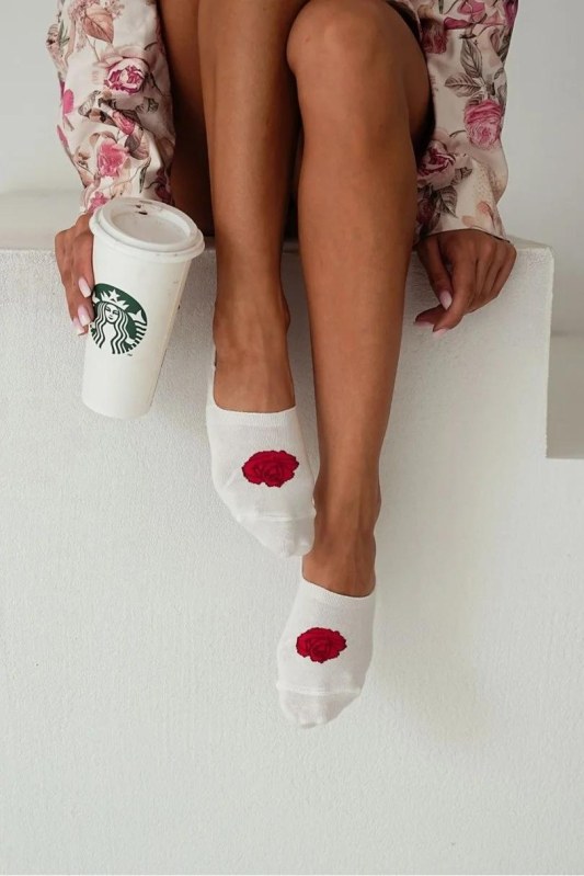 BAVLNĚNÉ MIKROTKANINY ROSE 0576.022 - Dámské oblečení doplňky ponožky