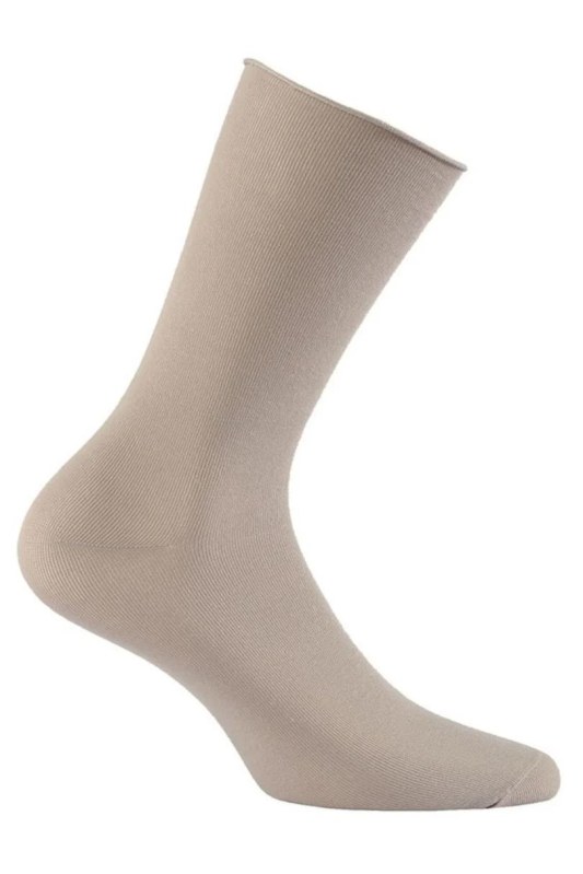 DÁMSKÉ HLADKÉ PONOŽKY Z MĚKKÉ BAVLNY - Dámské oblečení doplňky ponožky