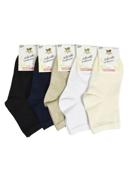 DÁMSKÉ BAMBUSOVÉ PONOŽKY 1258 - Dámské oblečení doplňky ponožky