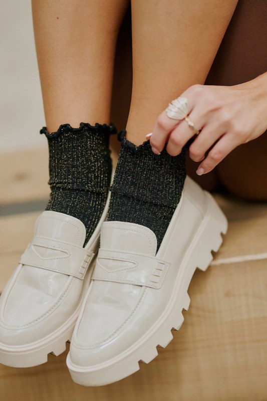 Silné ponožky - vzor NANA