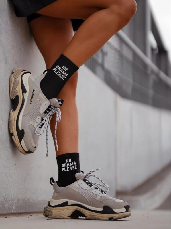 Milena ponožky 0200-147 No Drama Please 37-41 - Dámské oblečení doplňky ponožky