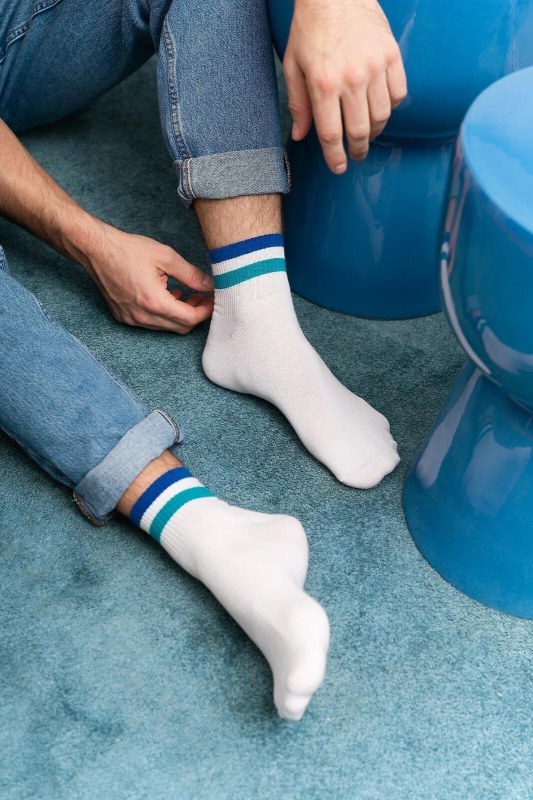 Ponožky Steven art.054 Sportovní pruhy 38-46 - Dámské oblečení doplňky ponožky