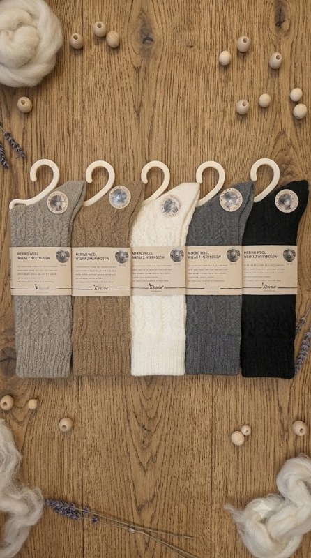 Ponožky WiK Xintao 3140 vzor 8815 Merino 35–42