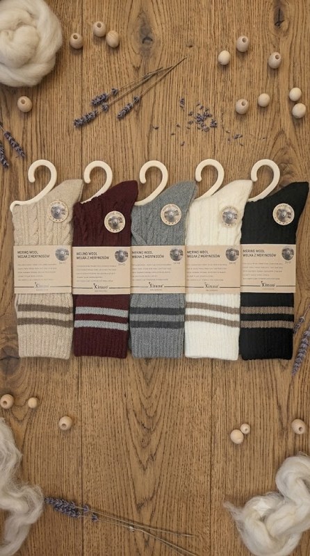 Ponožky WiK Xintao 3140, model 8811, merino, velikosti 35–42 - Dámské oblečení doplňky ponožky